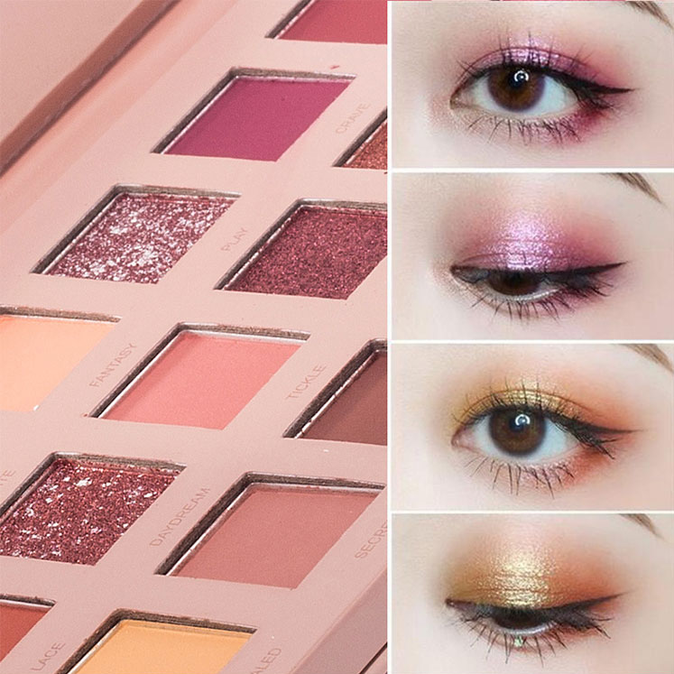 Make-up Tray Desert rose Eye Shadow 18 Colors