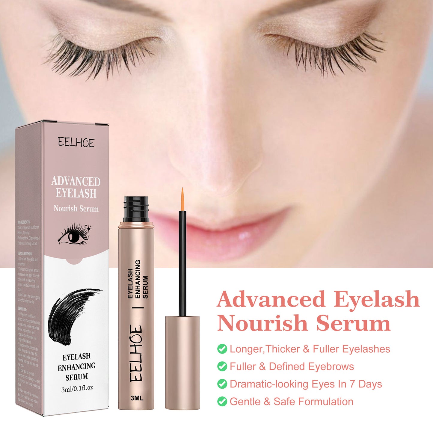 Women's Eyelash Moisturizing Care Solution