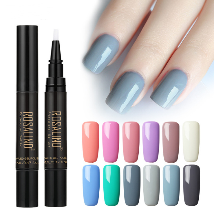 5ml Solid Color Nail Art Pen Nail Glue for Nail Art