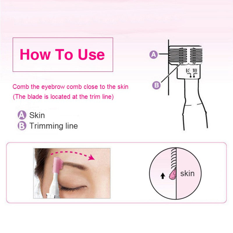 Electric eyebrow shaping tool Lady's eyebrow shaving machine