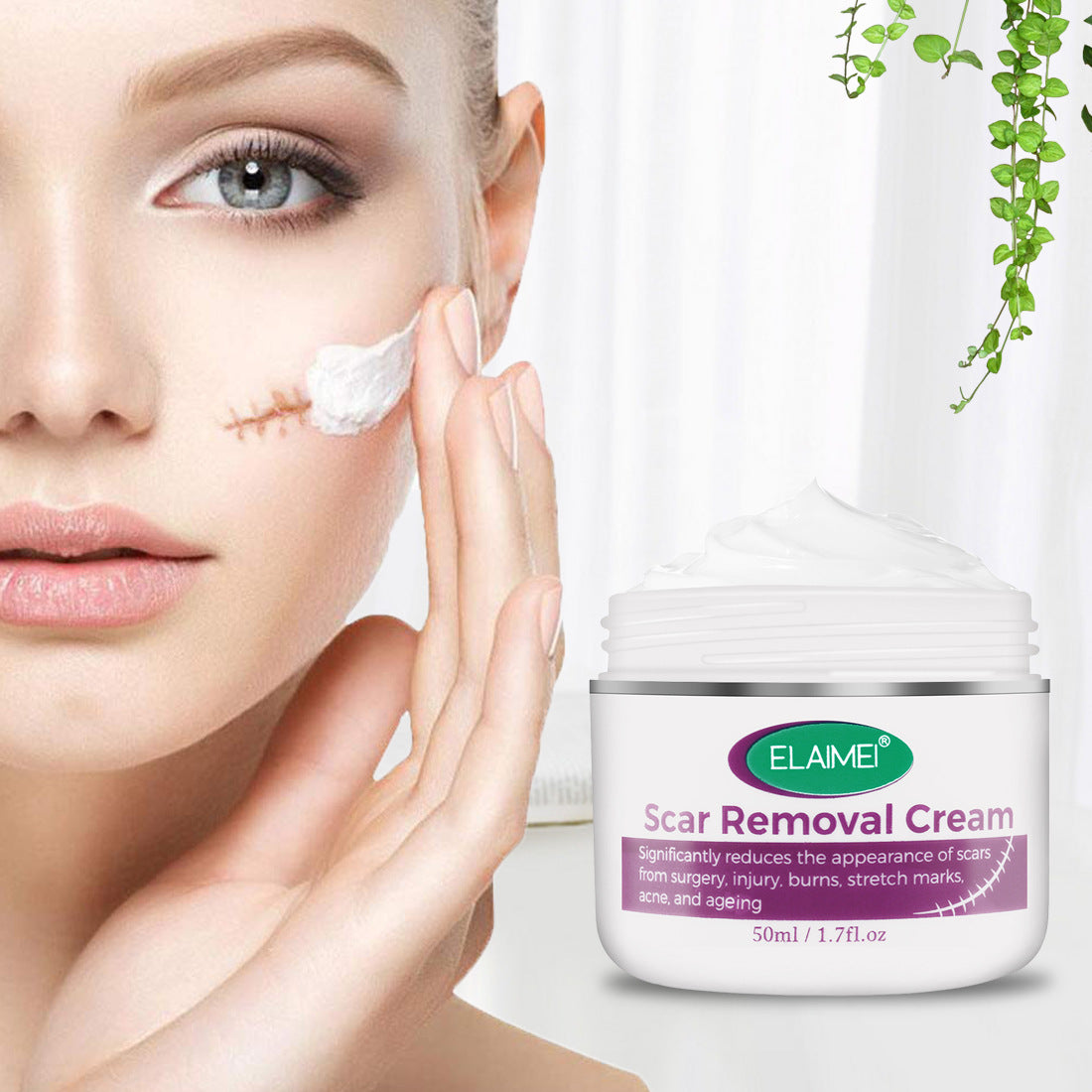 Skin Rebound Scarless Cream Scar Removal Cream Face Cream For Face Acne Scar Stretch Marks Skin Repair Face Cream