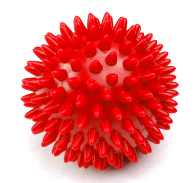 Hard thorn massage ball hand holding thorn ball touch training ball pvc acupressure massage ball yoga ball