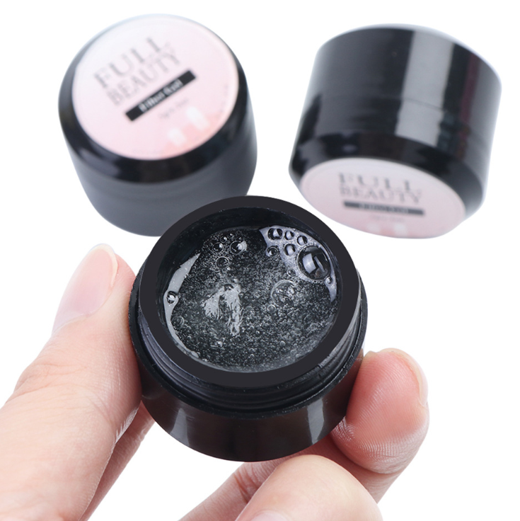 Creacked Repair Glue Nail Fiber Silk Extension Gel Fiberglass Poly UV Builder Gel Polish Manicure Art Prolonged Tool