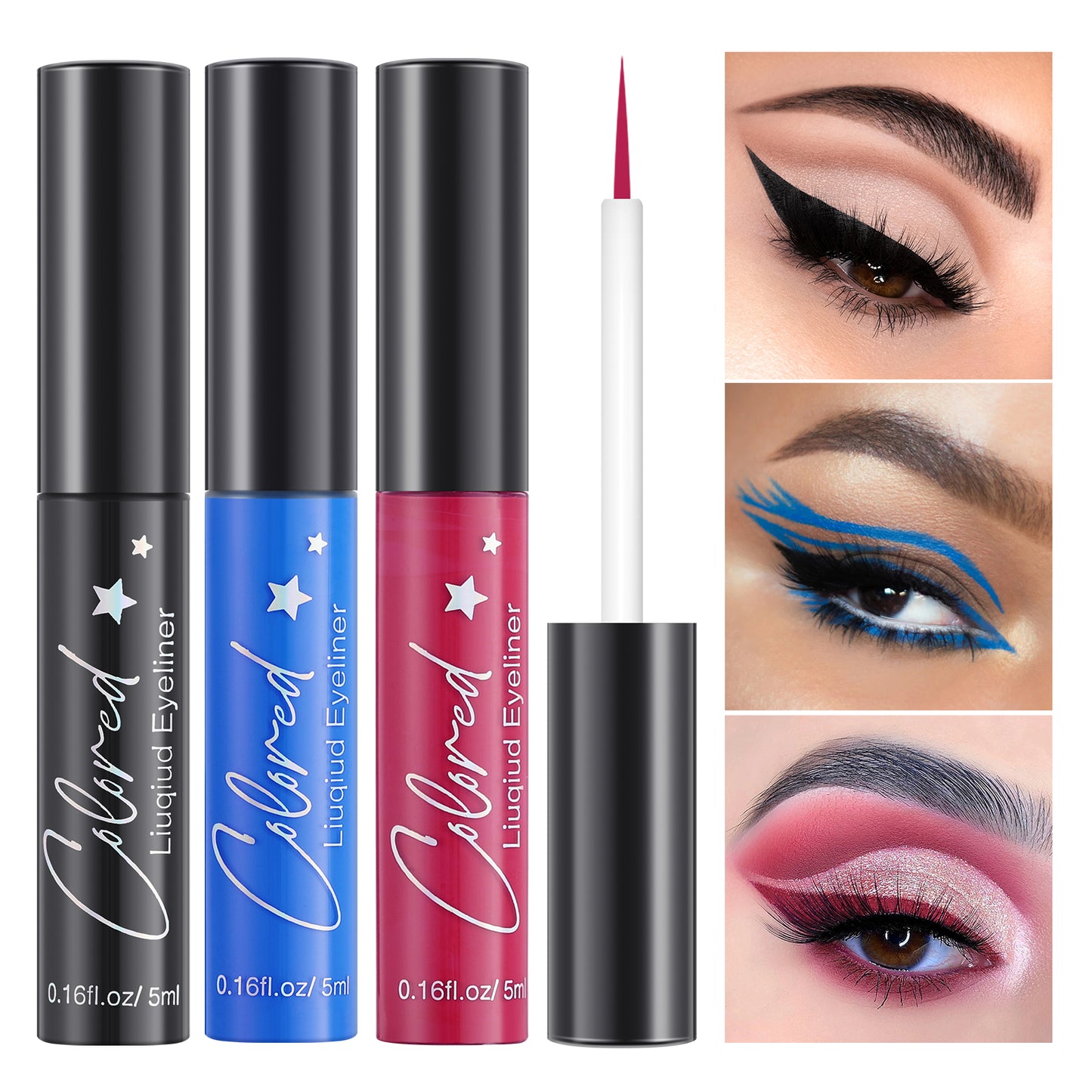 Make-up Eyeliner Liquid  And Gel Pen Combination Set