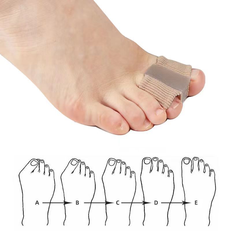 Toe Toe Separator Male And Female Fiber Double Hole