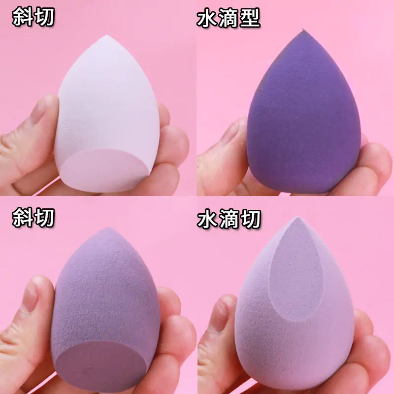 4pcs Makeup Sponge Powder Puff Dry and Wet Combined